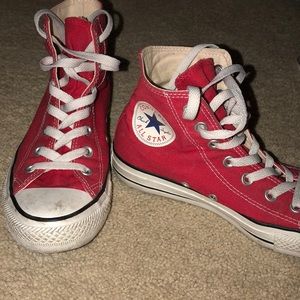 Red high tops